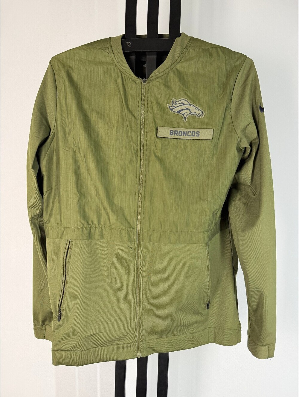 Nike NFL Broncos Salute to Service Jacket Mens M Olive